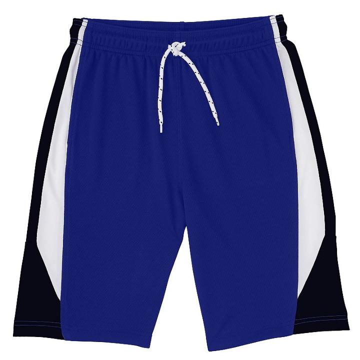 French Toast, Boys 8-20 Active Mesh Shorts, Boy's, Size: Medium, Dark Blue