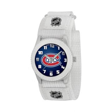 Game Time Rookie Series Montreal Canadiens Silver Tone Watch - Nhl-row-mon - Kids, Boy's, Multicolor