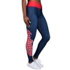 Women's Forever Collectibles Cleveland Indians Marble Wordmark Leggings, Size: Medium, Multicolor