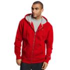 Men's Champion Fleece Powerblend Zip-up Hoodie, Size: Medium, Dark Red