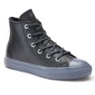 Kids' Converse Chuck Taylor All Star High Top Thermal Leather Sneakers, Kids Unisex, Size: 12, Black