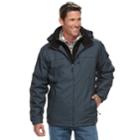 Men's Free Country Bibbed Hooded Jacket, Size: Large, Grey (charcoal)