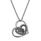 Insignia Collection Nascar Dale Earnhardt Jr. 88 Stainless Steel Heart Pendant Necklace, Women's, Size: 18, Grey