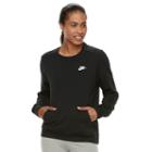 Women's Nike Cozy Classic Sweatshirt, Size: Medium, Grey (charcoal)