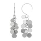 Simply Vera Vera Wang Shaky Disc Nickel Free Drop Earrings, Women's, Silver