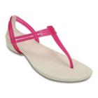 Crocs Isabella Women's T-strap Sandals, Size: 9, Brt Red