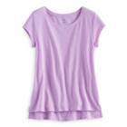 Girls 7-16 & Plus Size So&reg; Vented Hem Core Tee, Size: 18 1/2, Lt Purple