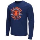 Men's Campus Heritage Illinois Fighting Illini Zigzag Long-sleeve Tee, Size: Large, Dark Blue