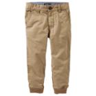 Boys 4-12 Oshkosh B'gosh Slim Stretch Twill Jogger Pants, Size: 7, Brown