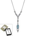 Downton Abbey Linear Y Necklace, Women's, Size: 16, Blue