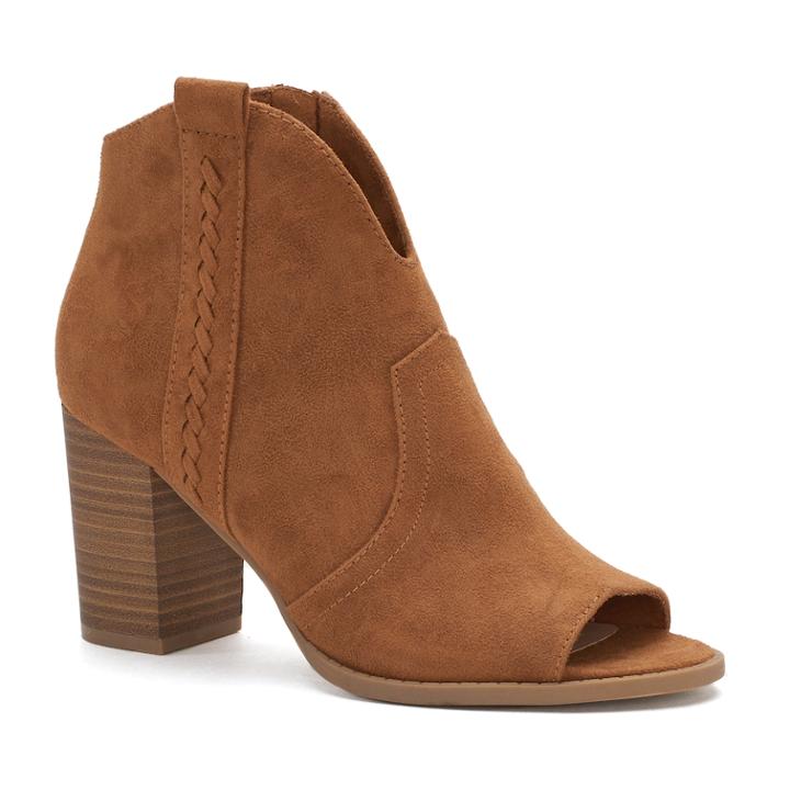So&reg; Pike Women's Ankle Boots, Size: Medium (10), Brown