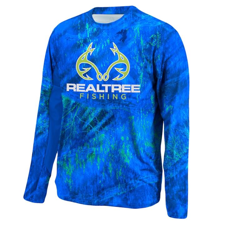 Men's Realtree Cast Performance Wind Shirt, Size: Xxl, Dark Blue