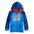 Boys 4-12 Jumping Beans&reg; Paw Patrol Chase & Marshall Logo Raglan Zip Hoodie, Size: 10, Brt Blue