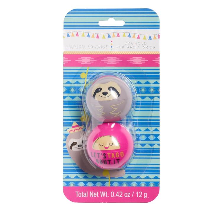 Simple Pleasures Let's Taco Bout It Lip Balm Duo, Multi