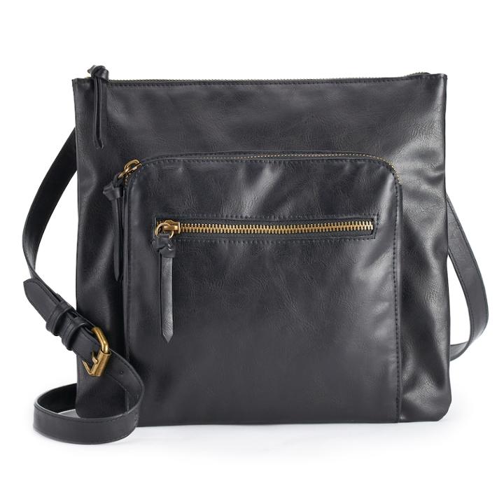 Sonoma Goods For Life&trade; Dina Crossbody Bag, Women's, Black