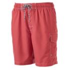 Big & Tall Sonoma Goods For Life&trade; Microfiber Swim Trunks, Men's, Size: 4xb, Light Red