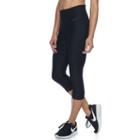 Women's Nike Power Training Capri Leggings, Size: Large, Grey (charcoal)