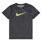 Boys 4-7 Nike Blacktop Speckled Swoosh Logo Graphic Tee, Size: 7, Grey