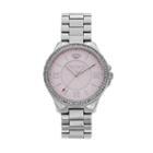Juicy Couture Women's Gwen Crystal Stainless Steel Watch, Size: Medium, Silver