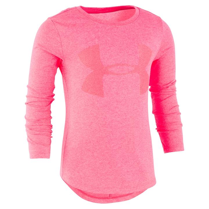 Toddler Girl Under Armour Logo Graphic Tee, Size: 3t, Brt Pink