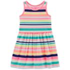 Girls 4-8 Carter's Tank Dress, Size: 6-6x, Multi Color Stripe