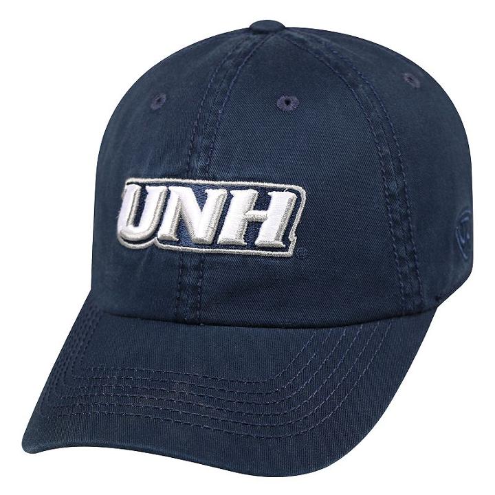Adult Top Of The World New Hampshire Wildcats Crew Adjustable Cap, Men's, Blue (navy)