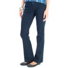Juniors' Unionbay School Uniform Heather Bootcut Pants, Teens, Size: 7, Brt Blue