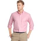 Men's Izod Essential Classic-fit Solid Button-down Shirt, Size: Large, Pink Other