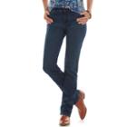 Petite Chaps Modern Fit Straight-leg Jeans, Women's, Size: 12 Petite, Blue