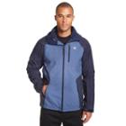 Men's Champion Colorblock 3-in-1 Systems Hooded Jacket, Size: Small, Blue
