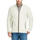 Men's Chaps Classic-fit Zip-front Cardigan Sweater, Size: Xxl, Natural