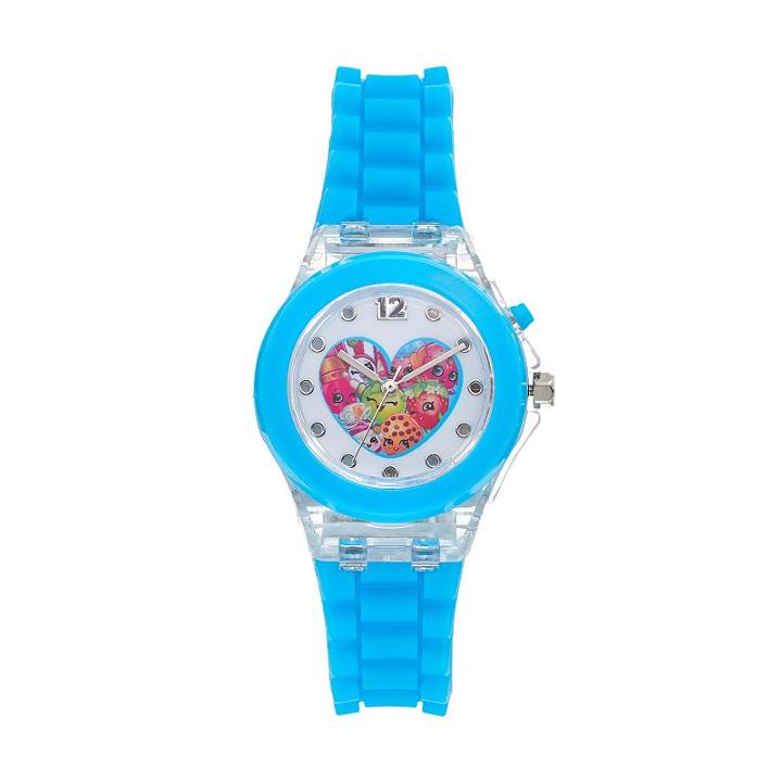 Shopkins Girls' Light-up Watch, Size: Medium, Blue