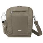 Travelon Anti-theft & Side Pocket Tour Bag, Women's, Beig/green (beig/khaki)