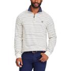 Men's Chaps Classic-fit Easy-care Quarter-zip Pullover, Size: Xxl, Natural