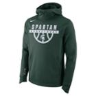 Men's Nike Michigan State Spartans Elite Pullover Hoodie, Size: Medium, Green