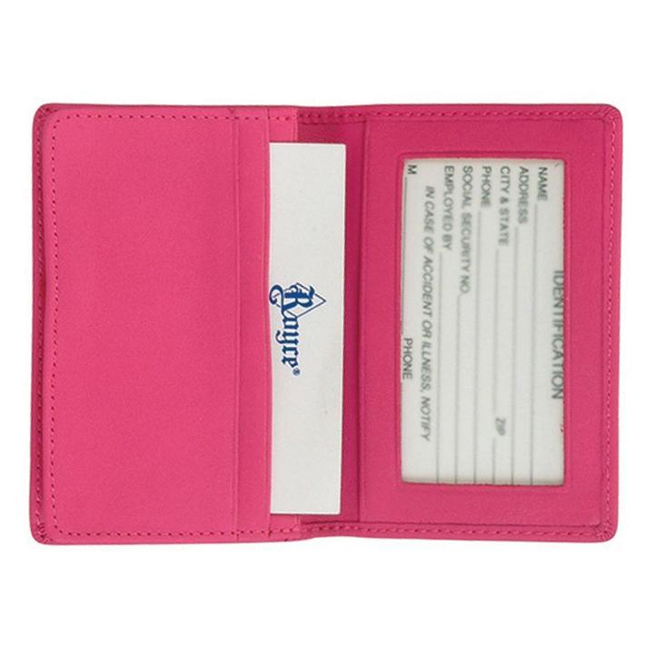 Royce Leather Deluxe Card Holder, Adult Unisex