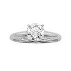 Round-cut Igl Certified Colorless Diamond Solitaire Engagement Ring In 18k White Gold (1 1/2 Ct. T.w.), Women's, Size: 7.50