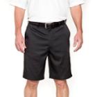 Men's Pebble Beach Classic-fit Dobby Diamond Cargo Performance Golf Shorts, Size: 34, Black