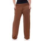 Plus Size White Mark Solid Palazzo Pants, Women's, Size: 3xl, Brown