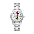Disney's Minnie Mouse Rock The Dots Women's Stainless Steel Watch, Grey