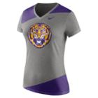 Women's Nike Lsu Tigers Champ Drive Tee, Size: Medium, White