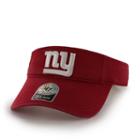 Adult '47 Brand New York Giants Clean Up Visor, Red