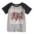 Toddler Boy Jumping Beans&reg; Saving The Day Avengers Raglan Graphic Tee, Size: 3t, Med Grey
