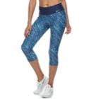 Women's Nike Power Training Capri Leggings, Size: Xs, Brt Blue