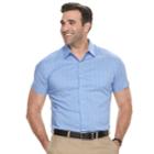 Big & Tall Van Heusen Flex Classic-fit Non-iron Poplin Button-down Shirt, Men's, Size: L Tall, Light Blue