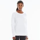 Women's Tek Gear&reg; Fleece Crewneck Sweatshirt, Size: Small, White
