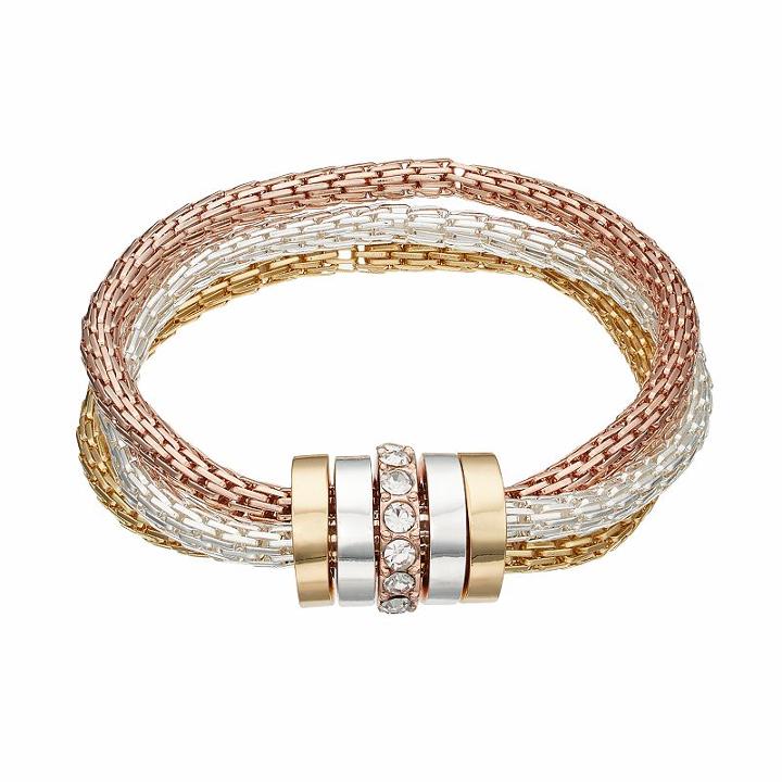 Jennifer Lopez Mesh Multi Strand Stretch Bracelet, Women's, Multicolor