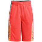 Boys 8-20 Under Armour Space The Floor Shorts, Size: Xl, Neon Coral Gray
