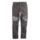 Girls 4-12 Sonoma Goods For Life&trade; Sequin Stretch Skinny Sateen Jeans, Size: 4, Med Grey
