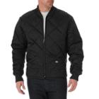 Men's Dickies Diamond-quilted Nylon Jacket, Size: Xxl, Black